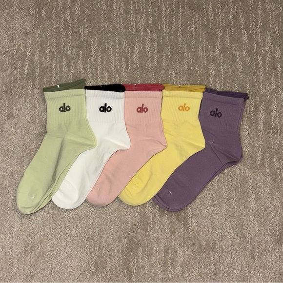 Alo Yoga Socks 5 Pack - Picture 1 of 1